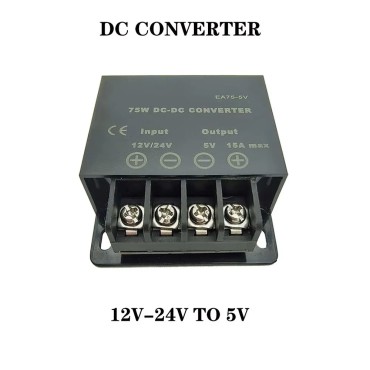 12V 24V to 5V  15A DC DC Converter 