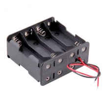 8 AA Battery Holder Back to Back