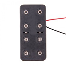 8 AA Battery Holder Back to Back