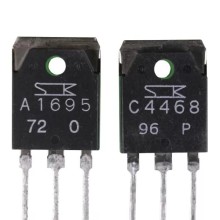2SA1695 & 2SC4468 BJT High Power Audio Transistor Pair