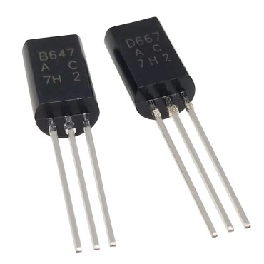 2SB647/2SD667 NPN Silicon Low Power Plug-in Transistor