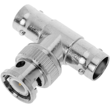 T Connector 1 BNC male to 2 BNC female