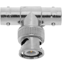 T Connector 1 BNC male to 2 BNC female