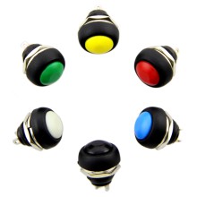 12mm Domed Push Button Pack