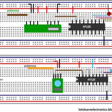 HT12E & HT12D Encoder and Decoder IC for RF Modules