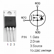 N-CHANNEL MOSFET IRFZ44N