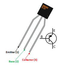 S8550 PNP Transistor 25V 625mW 500mA TO-92