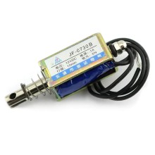 JF-0730B DC 12V /24V 10mm 5N Push Pull Solenoid Electromagnet