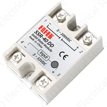 Solid State Relay Module SSR-40DD 3-32V 5-200V 40A