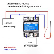 Solid State Relay Module SSR-40DD 3-32V 5-200V 40A