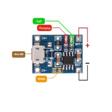 5V 1A Lithium Battery Charging Micro USB