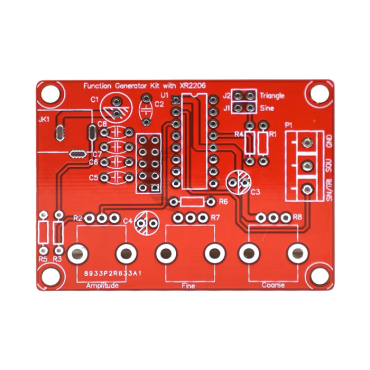 XR2206 Function Signal Generator DIY Kit Sine Triangle Square Wave Function Generator Output 1HZ-1MHZ