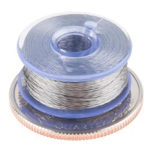 Conductive Thread Bobbin - 12m Smooth, Stainless Steel