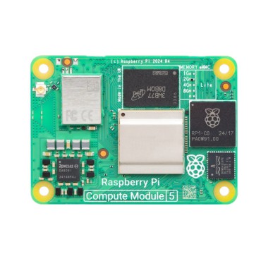 Raspberry Pi Compute Module 5 (4GB RAM, 32GB eMMC, 2.4 / 5.0 GHz Wireless, CM5104032)