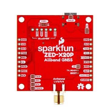 SparkFun Allband GNSS RTK Breakout - ZED-X20P (Qwiic)