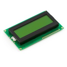 Basic 20x4 Character LCD - Black on Green 5V