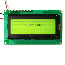 Basic 20x4 Character LCD - Black on Green 5V