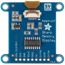 SHARP Memory Display Breakout - Silver Monochrome 1.3", 96x96