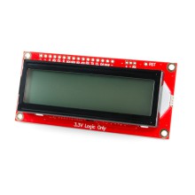 SparkFun 16x2 SerLCD - Black on RGB 3.3V
