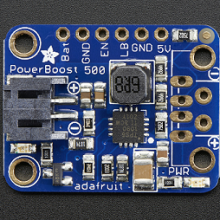 PowerBoost 500 Basic - 5V USB Boost @ 500mA from 1.8V+