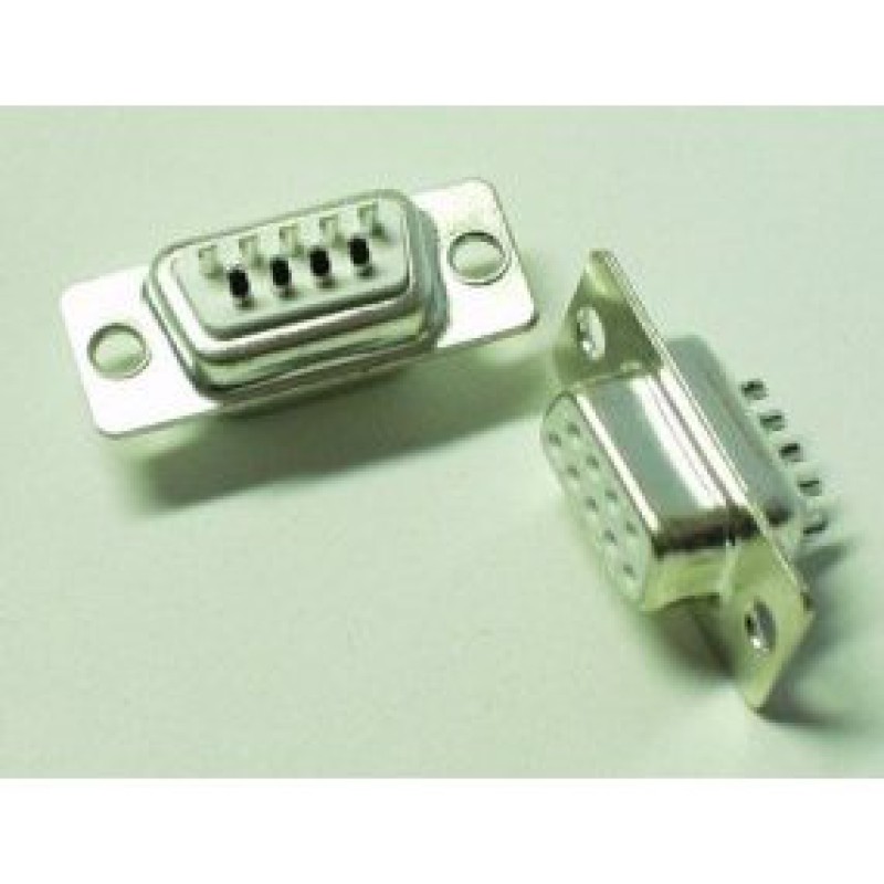 9 Pin Female Serial Connector - Solder Cup