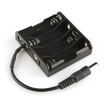 Battery Holder - 4xAA to Barrel Jack Connector