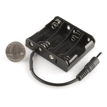 Battery Holder - 4xAA to Barrel Jack Connector
