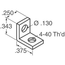Angle Bracket - 4-40