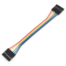 Jumper Wire - 0.1", 6-pin, 4"