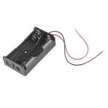 Battery Holder - 2x18650 (wire leads)
