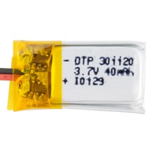 Polymer Lithium Ion Battery - 40mAh