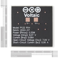 Mini Solar Panel - 0.3 Watt, 6 Volt (ETFE)