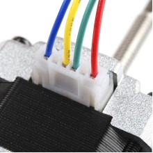Stepper Motor - 29 oz.in 200 steps/rev, Threaded Shaft