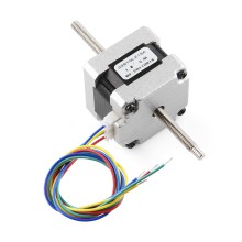 Stepper Motor - 29 oz.in 200 steps/rev, Threaded Shaft