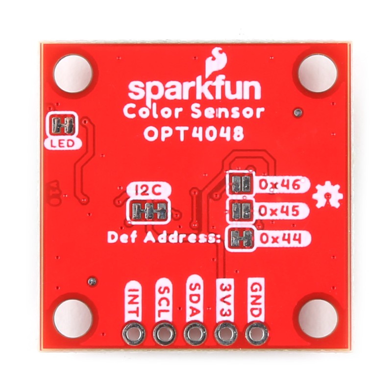 SparkFun Tristimulus Color Sensor - OPT4048DTSR (Qwiic) SparkFun Tristimulus Color Sensor - OPT4048DTSR (Qwiic)