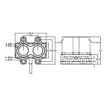 LPB60B IP65 DToF Single-Point Ranging LiDAR Sensor (0.05-60m, UART)