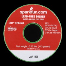 Solder - 1/4lb Spool 0.032" Special Blend