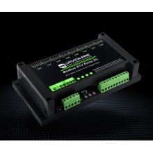 Industrial Modbus RTU 8-ch Relay Module (D) With Digital Input and RS485 Interface, Multi Isolation Protection Circuits, 7~36V Power Supply