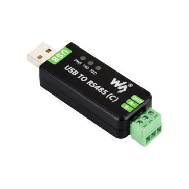 USB To RS485 (C) Industrial Grade Isolated Bidirectional Converter, FT232RNL Chip, Onboard Isolated Transceiver And TVS, Up To 1.2km RS485 Transmission Distance